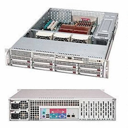 Supermicro 700W 2U Rackmount Server Chassis (Black), CSE-825TQ-R700LPB CSE-825TQ-R700LPB